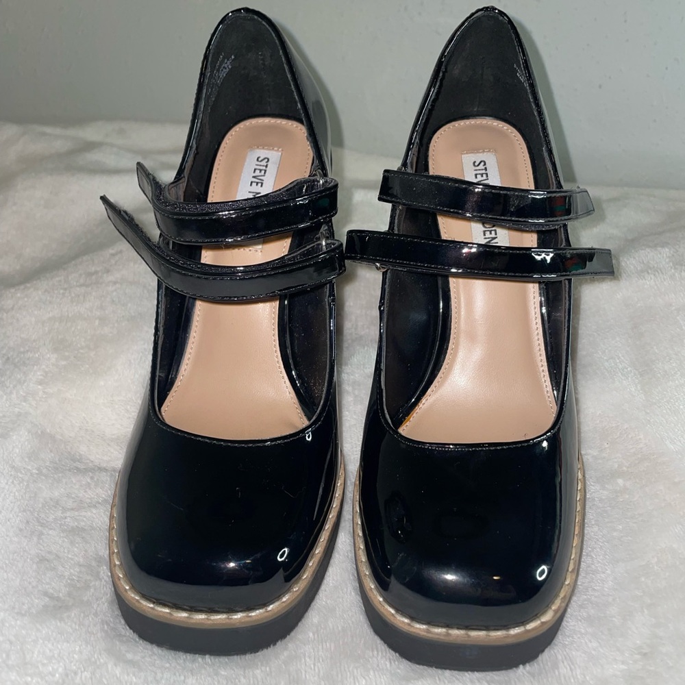 Steve Madden Black Mary Jane Heels